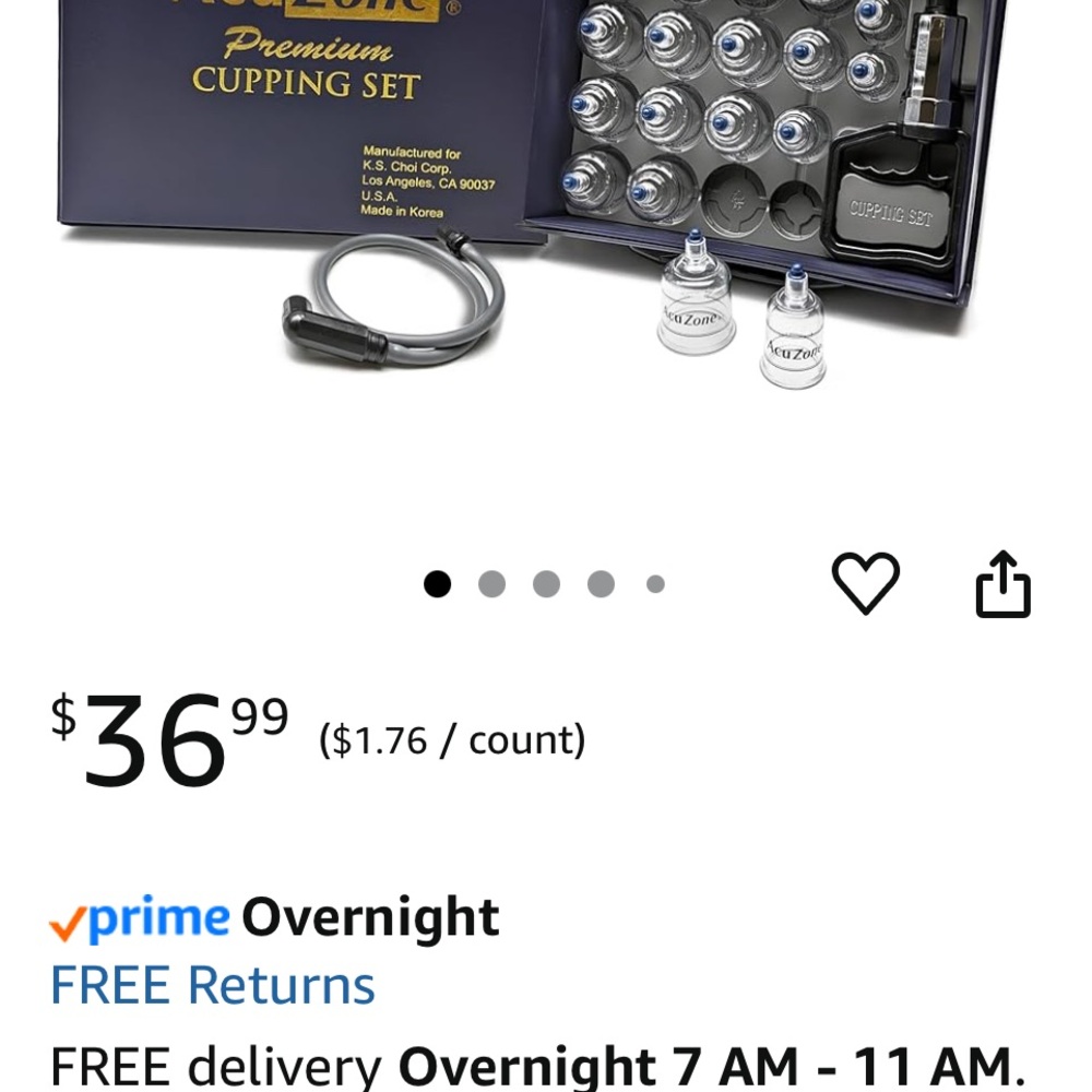 Cupping Set with Pump and Cups